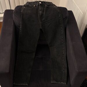 Zara Women's Black Straight Leg Jeans